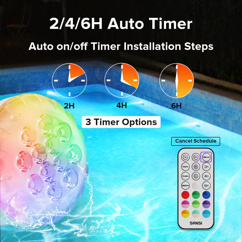 RGB Color Changing Pool Lights